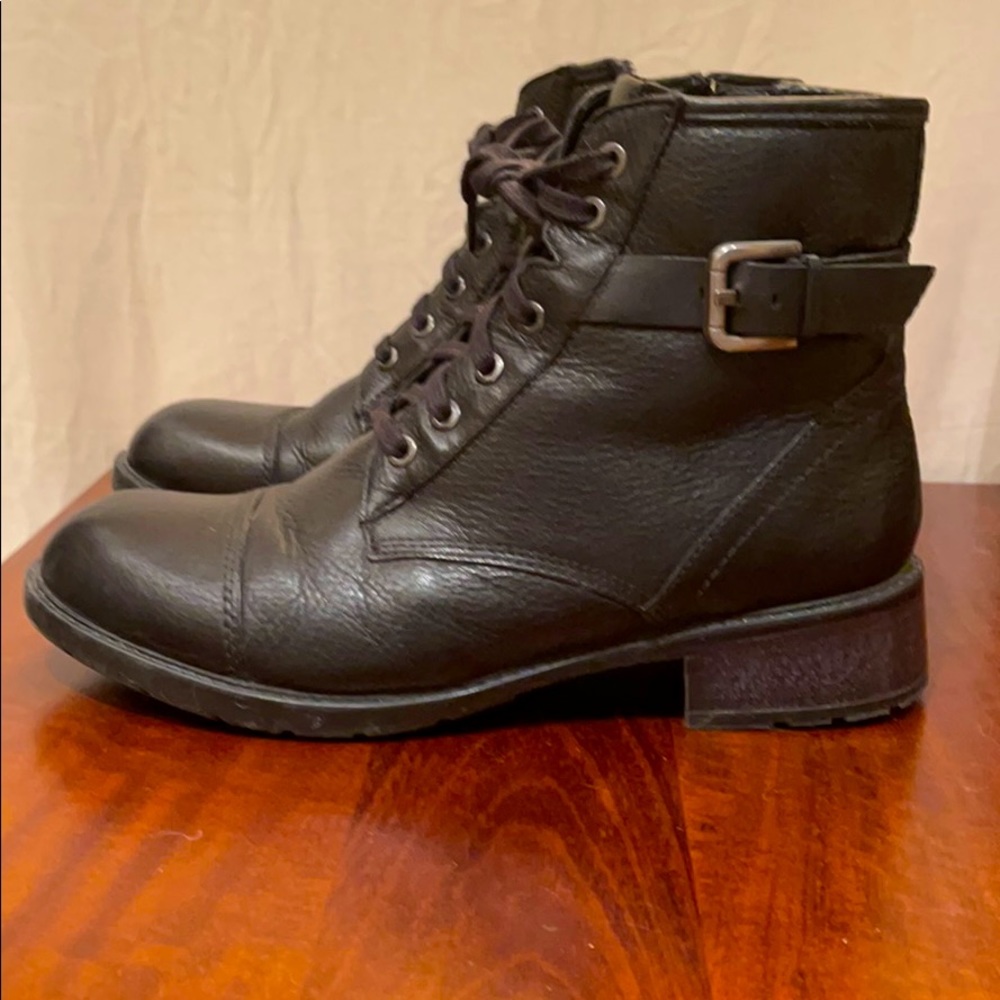 Clarks black zip ankle boot women’s 9